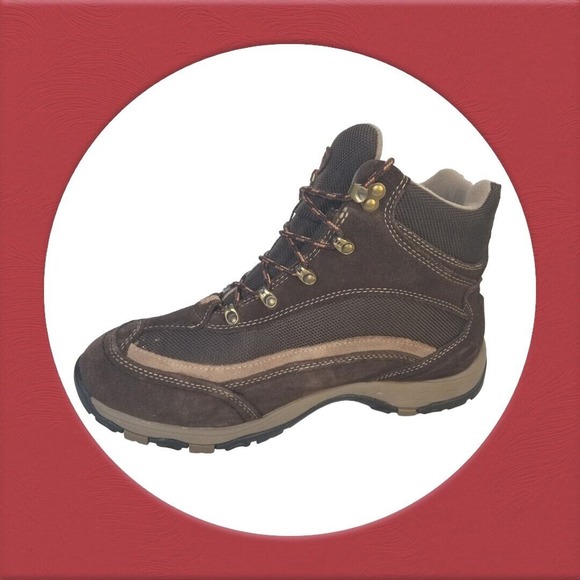 LLBean Tek Brown‎ Men’s Leather Hiking Boots Size 11M Waterproof Without Insole - Picture 8 of 16
